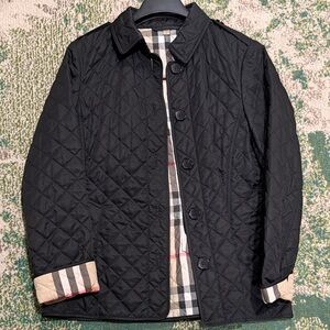 Burberry Black Quilted Jacket